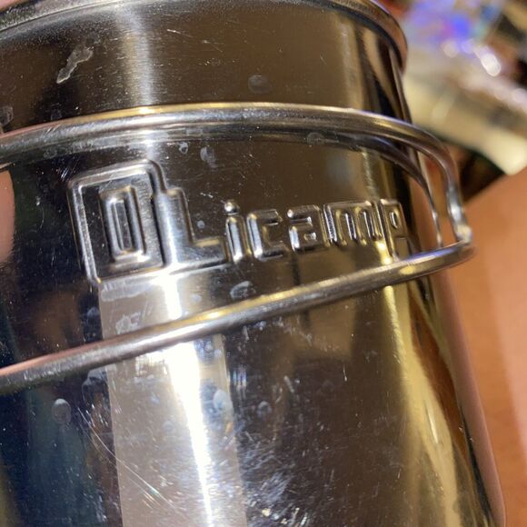 Olicamp Stainless Steel Camping Mug Pot Folding Handles Backpacking Hiking - Picture 11 of 11